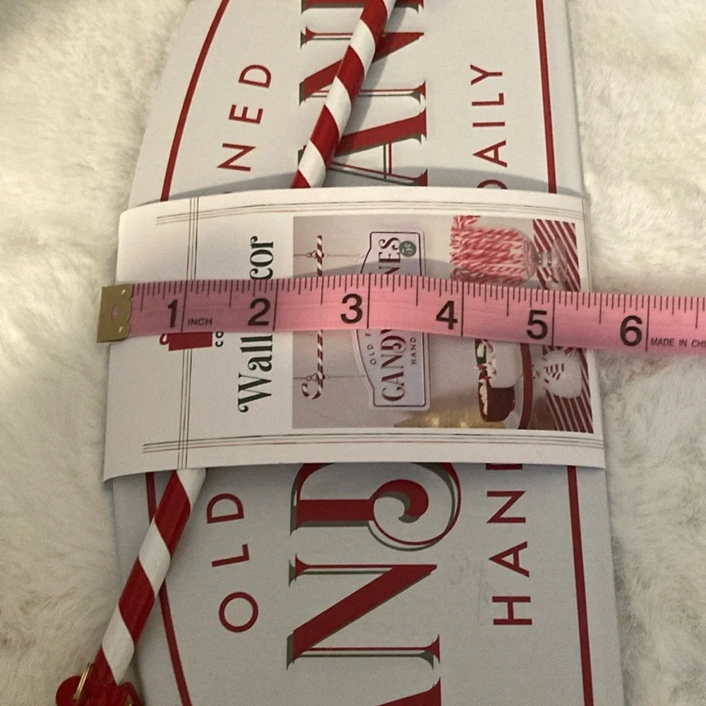 Target BP Christmas 2023 Candy Cane Metal Sign